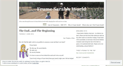 Desktop Screenshot of frumesarah.com
