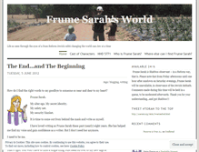 Tablet Screenshot of frumesarah.com